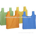 T-shirt shape nylon shopping bag with custom print , easy carry and use, OEM orders are welcome